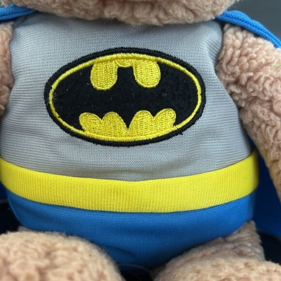 Gund DC Comics Batman Bear Blue/Yellow 14" - Picture 3 of 9